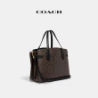 【COACH官方直營】HANNA 經典LogoCARRYALL手袋-IM/棕色/黑色(CH542)