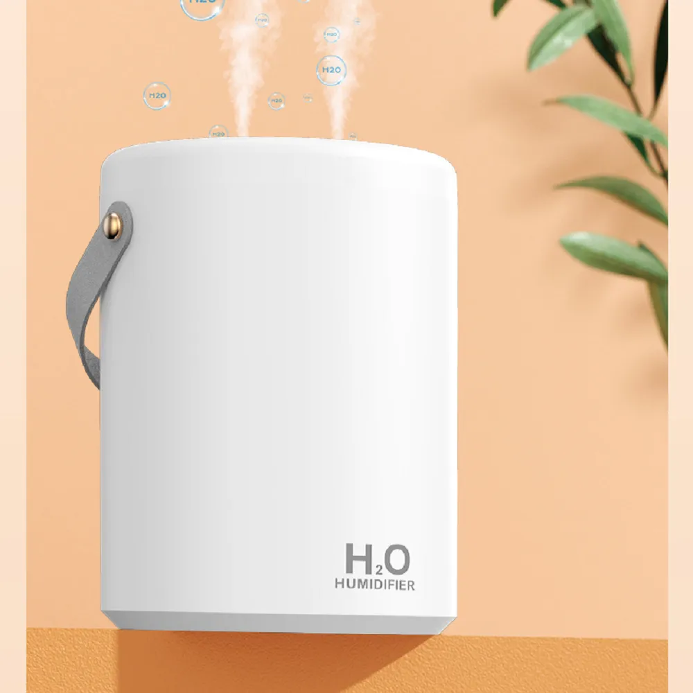 【HUMIDIFIER】新款3L霧化水氧機 空氣加濕器 薰香機J35 冰川白