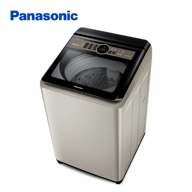 【Panasonic 國際牌】13公斤變頻直立式洗衣機-香檳金(NA-V130NZ-N)