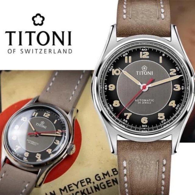 TITONI 梅花錶 傳承系列 百週年紀念傳奇復刻機械腕錶 