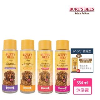 【BURT’S BEES】花果蜜芳系列 沐浴露 12oz 附贈品梳子(寵物 狗 沐浴乳 沐浴精 洗毛精)