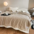 【寢聚 Sleep Club】買一送一 加厚雙面塔芙蓉&羊羔絨毛毯-4色任選(100x150cm 快速出貨)