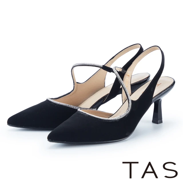 TAS 復古典雅漆皮高跟瑪莉珍鞋(黑色) 推薦