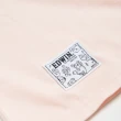 【EDWIN】女裝 BT21撞色短版短袖T恤(淺粉紅)