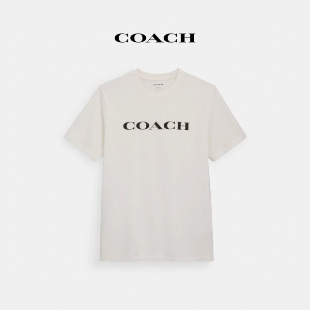 COACH 官方直營經典LogoT恤-白色(CR035)好評