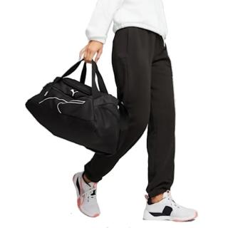 【PUMA】手提包 運動包 旅行包 男 女 Fundamentals運動小袋 黑色(09033101)