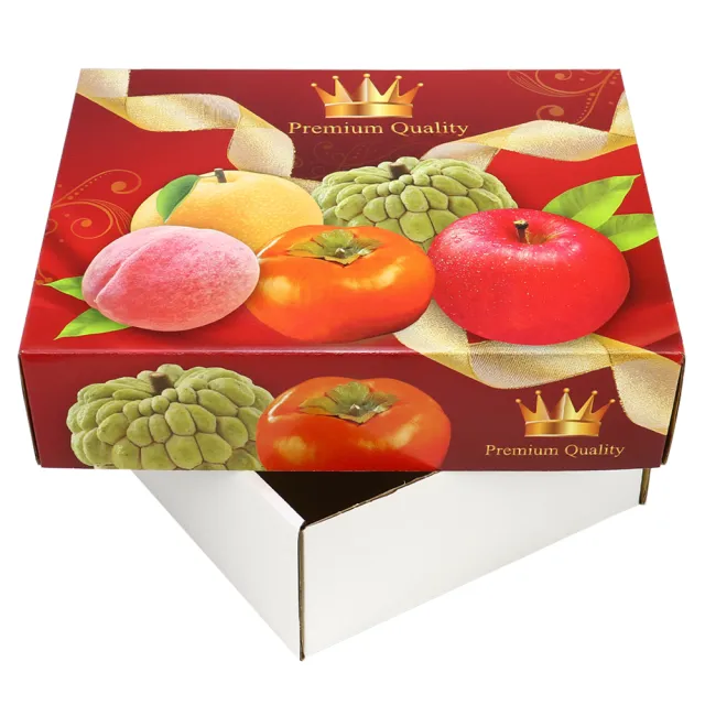 【愛蜜果】紐西蘭富士蘋果6顆禮盒x1盒(約1.5公斤/盒_一級)