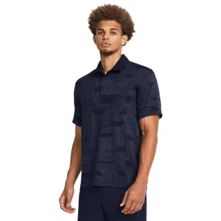 【UNDER ARMOUR】UA 男 Playoff Geo Jacq 短POLO_1382887-410(藏藍色)