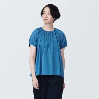 【MUJI 無印良品】女有機棉強撚短袖套衫(共3色)