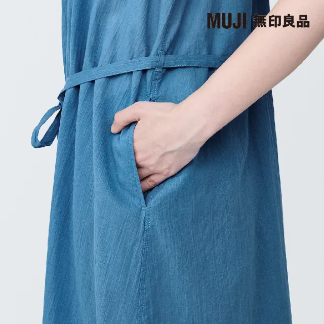 【MUJI 無印良品】女強撚法式袖洋裝(共3色)