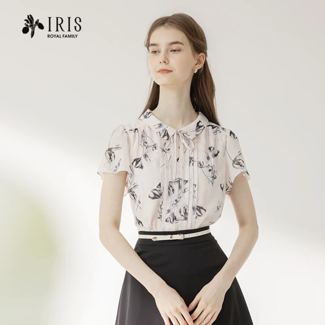 TOWN’WEAR 棠葳 典雅花卉雪紡上衣(中大尺碼/女上衣