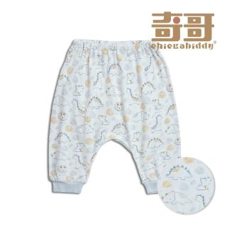 【奇哥官方旗艦】Chic a Bon 嬰幼童裝 小恐龍嬰兒長褲-水晶紗(3-36個月)