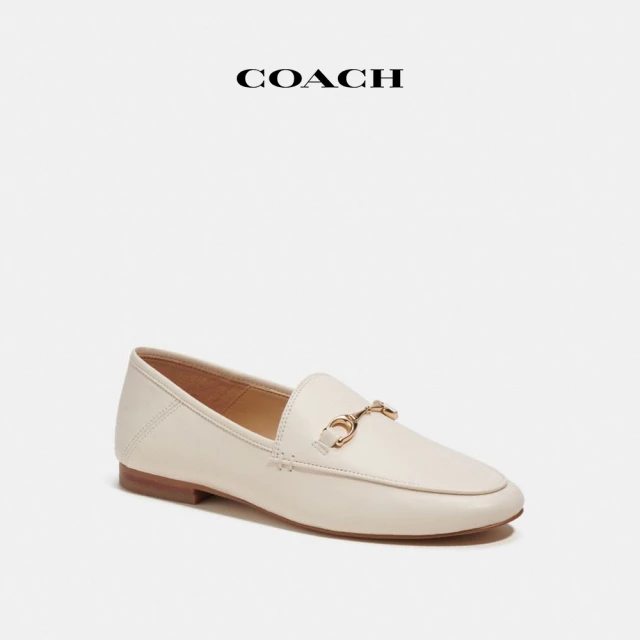 COACH 官方直營HALEY樂福鞋-粉筆白色(G3110)