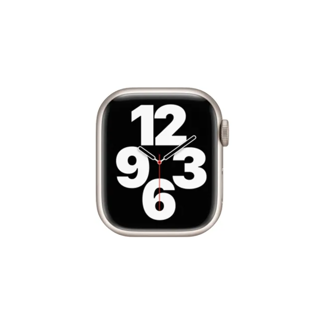 【Apple】A+ 級福利品 Apple Watch S7 GPS 45mm 鋁金屬錶殼(副廠配件/錶帶顏色隨機)