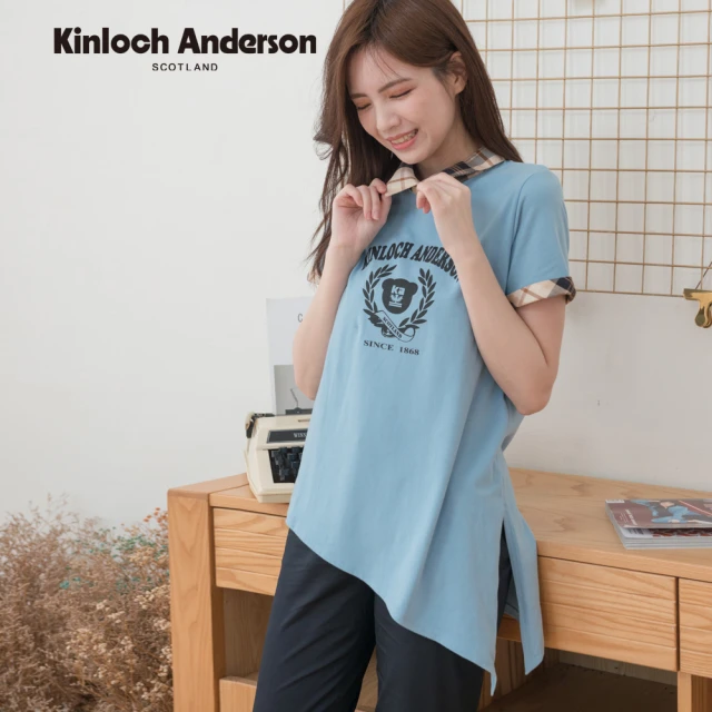 Kinloch Anderson 立領小熊KA短袖上衣 金安德森女裝(KA0455303)