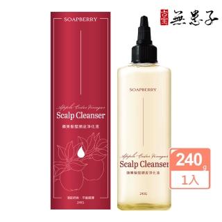 【古寶無患子】蘋果髮醋頭皮淨化液240g(頭皮清潔/去除頭臭)