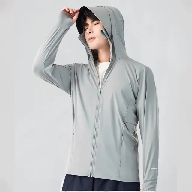 【NVDO】現貨+預購 男女同款-升級冰凍感黑膠連帽防曬外套(急凍衣/F157)