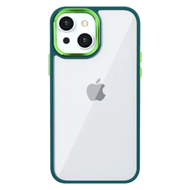 IPhone 14 手機殼 6.1吋 防摔加厚第二代邊框電鍍版手機保護殼保護套(IPhone 14 手機殼 保護套)