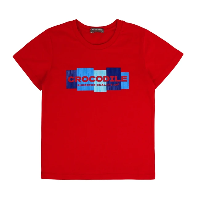 Crocodile Junior 小鱷魚童裝 『小鱷魚童裝』撞色LOGO T恤(產品編號 : C65441-01 小童款)