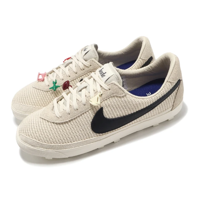 NIKE 耐吉NIKE 耐吉 x BODE REC 休閒鞋 Astrograbber SP 男鞋 女鞋 象牙白 黑 聯名 麂皮(FQ6892-100)