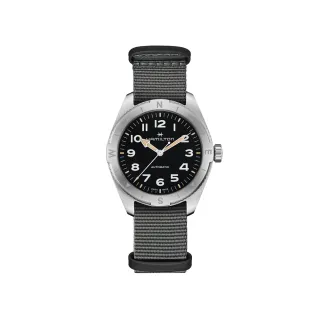 【HAMILTON 漢米爾頓】卡其陸戰遠征 Expedition 腕錶 41mm(自動上鍊 中性 NATO帶 H70315930)