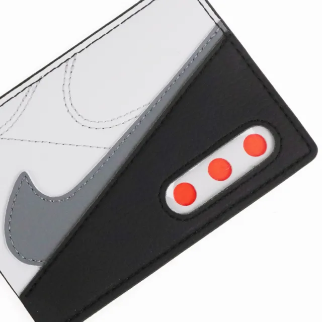 【NIKE 耐吉】Icon Air Max 90 卡片夾 名片夾 皮夾 經典 收藏 禮物 橘灰(HF3717-068)