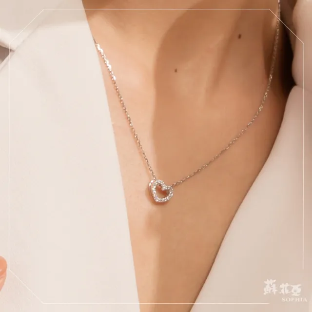 【SOPHIA 蘇菲亞珠寶】14K 滿分愛戀 鑽石項鍊