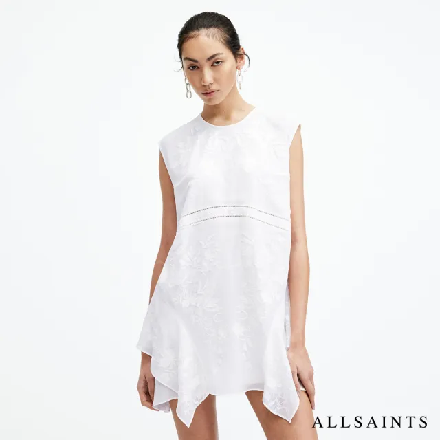 【ALLSAINTS】AUDRINA 刺繡短洋裝 W179DA(舒適版型)