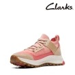 【Clarks】女鞋 ATL Trek Knit WP 防潑水輕盈透氣休閒鞋 粉色(CLF70571C)