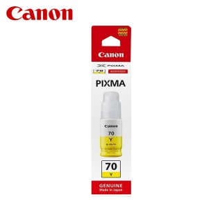 【Canon】GI-70 Y 原廠黃色墨水 日本製 適用 GM2070 G5070 G6070