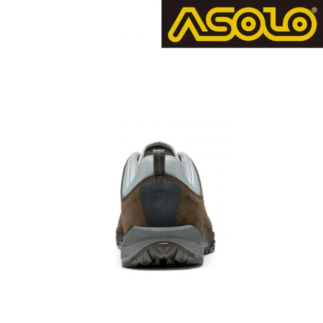 【ASOLO】ASOLO 男款 GTX 低筒輕量健走鞋 SPACE GV A40504/A551(防水透氣 健行鞋 黃金大底)