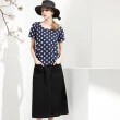 【JIN HWA 今譁】時尚口袋造型修身顯瘦長裙U6181(時尚 純色 棉 修身顯瘦 長裙)