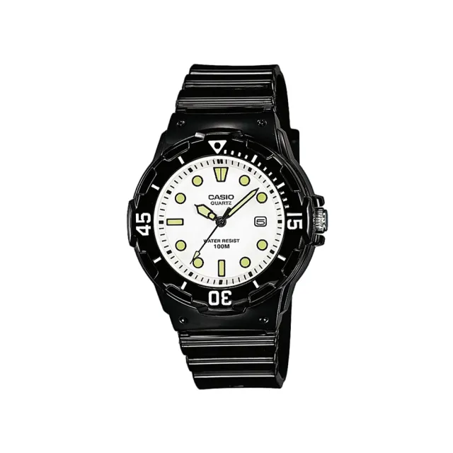 【CASIO 卡西歐】LRW-200H 時尚活力輕巧易讀 旋轉圈 帶日期 多款多色 運動 學生錶 手錶(防水100米)