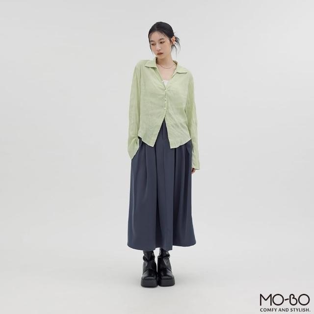 【MO-BO】復古女神皺皺襯衫