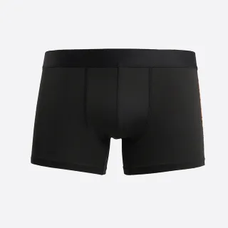 【Anden Hud】男款_吸濕排汗機能系列．短版腰帶平口內褲(黑-橘AH)