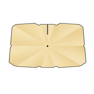 【The Rare】高密鈦金防曬遮陽板 加粗十骨傘汽車遮陽傘 前擋風玻璃遮光傘 遮陽簾 140*80cm