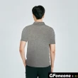 【GFoneone】冰絲無痕短袖男紳士口袋POLO衫3-麻灰(男商務POLO衫)
