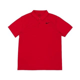 【NIKE 耐吉】NIKE GOLF DRI-FIT 男士 短袖POLO衫 紅(AJ5480-657)