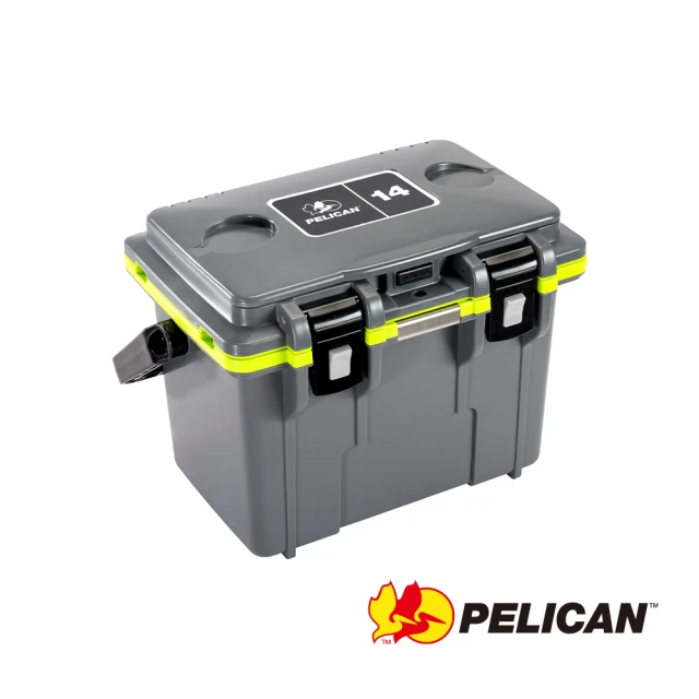 PELICAN 14QT 個人保冰桶 灰綠(公司貨)