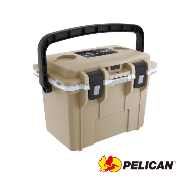 【PELICAN】14QT 個人保冰桶 沙黃(公司貨)