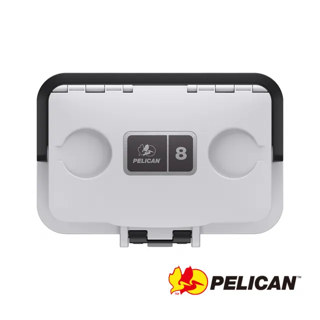 【PELICAN】8QT 個人保冰桶 白灰(公司貨)