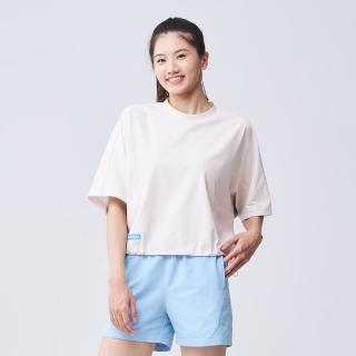 【BATIS 巴帝斯】24SS 女異材配色五分袖上衣-女-二色