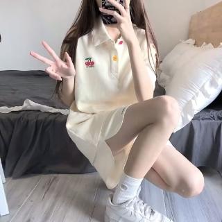 【ONEY 歐妮】★舒適休閒可愛短袖套裝(上衣/女裝/T恤/休閒/百搭)