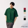 【plain-me】OOPLM 寬版經典疊字LOGO TEE OPM0107-241(男款/女款 共6色 短袖 休閒上衣)