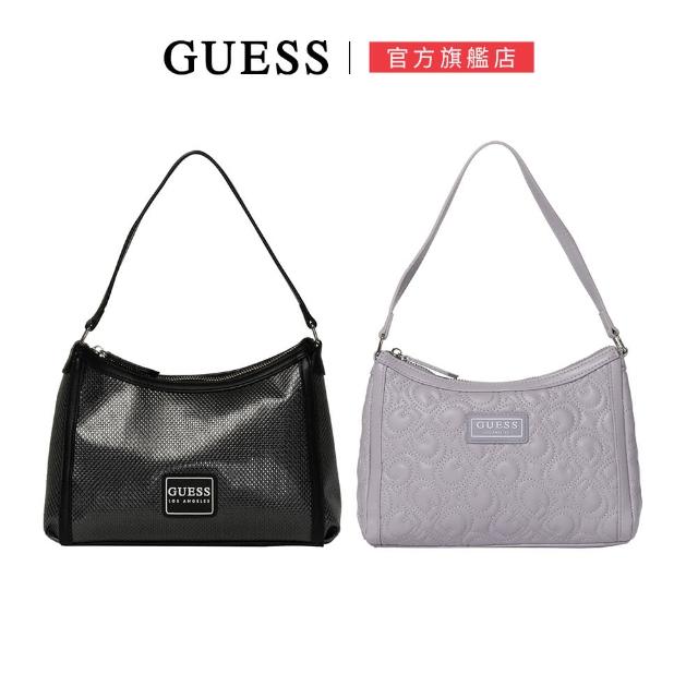 【GUESS】時尚簡約肩背包(兩色任選)