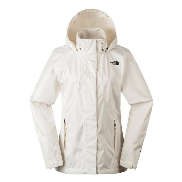 【The North Face】TNF 北臉 防水外套 休閒 W MFO MOUNTAIN ZIP-IN JACKET - AP 女 米白(NF0A8AV8QLI)