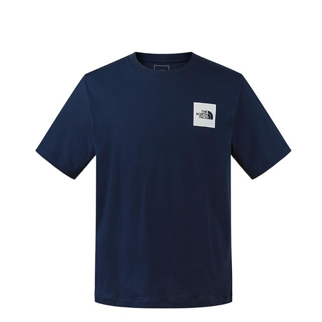 【The North Face】TNF 北臉 短袖上衣 休閒 M BIG LOGO PHOTO PRINT SS TEE - AP 男 藍(NF0A88GA8K2)