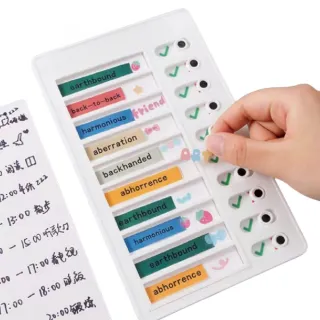 【JOP嚴選】自律打卡器 日程規劃表 日程表 紀錄表 工作事項 執行表(自律 打卡 計劃表 留言板)