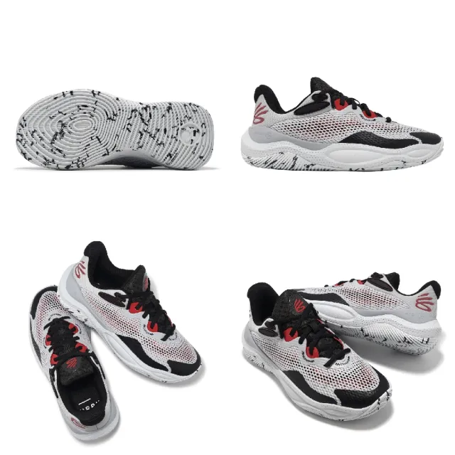 【UNDER ARMOUR】籃球鞋 Curry Splash 24 AP 男鞋 灰 黑 咖哩 緩衝 支撐 運動鞋 UA(3027262102)