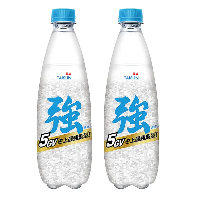 【泰山】強氣泡水 500mlx2箱(共48入)